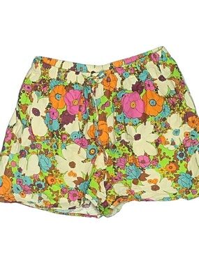 Wray Acid Floral Elastic-Waist Women's Shorts